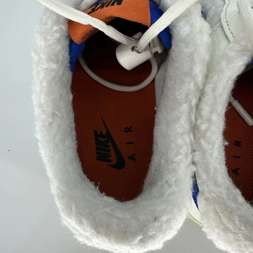 Nike Air Force 1 '07 'Sherpa Fleece' White Blue DO6680-100 - Women's‎ Size 7.5